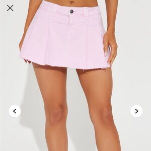 Fashion Nova Blush Pink Skirt